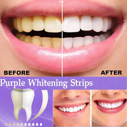 Purple Whitening Strips — 7-Day Smile Transformation (Sensitivity-Free)