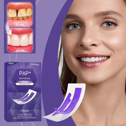 Purple Whitening Strips — 7-Day Smile Transformation (Sensitivity-Free)